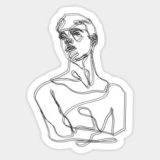 Double Vision Male Sticker